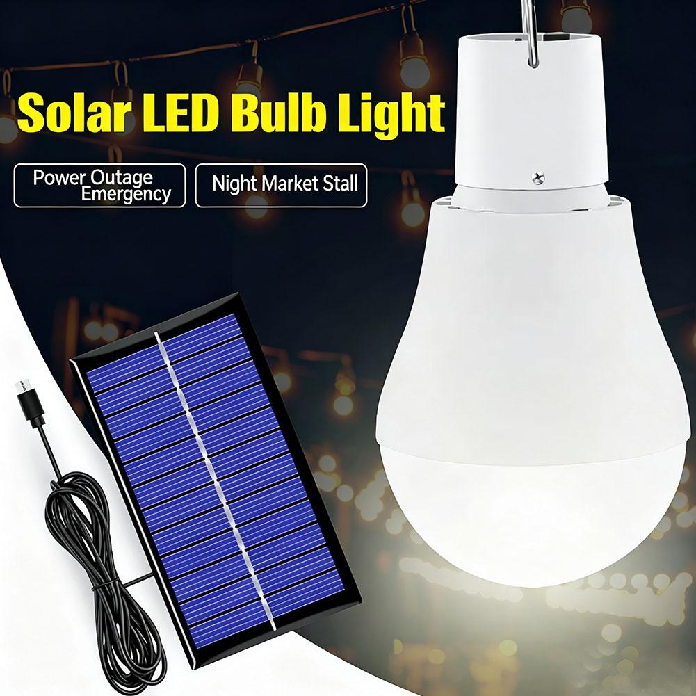 Power Outage Light - หลอดไฟ LED พลังงานแสงอาทิตย์ กันน้ำ IP65 200
