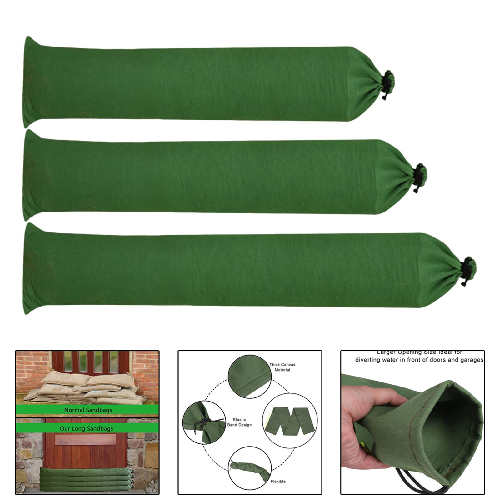 Flood Barrier Bag - ถุงกั้นน้ำท่วมแบบใช้ซ้ำได้สำหรับป้องกันพายุฝนในสวนและบ้าน