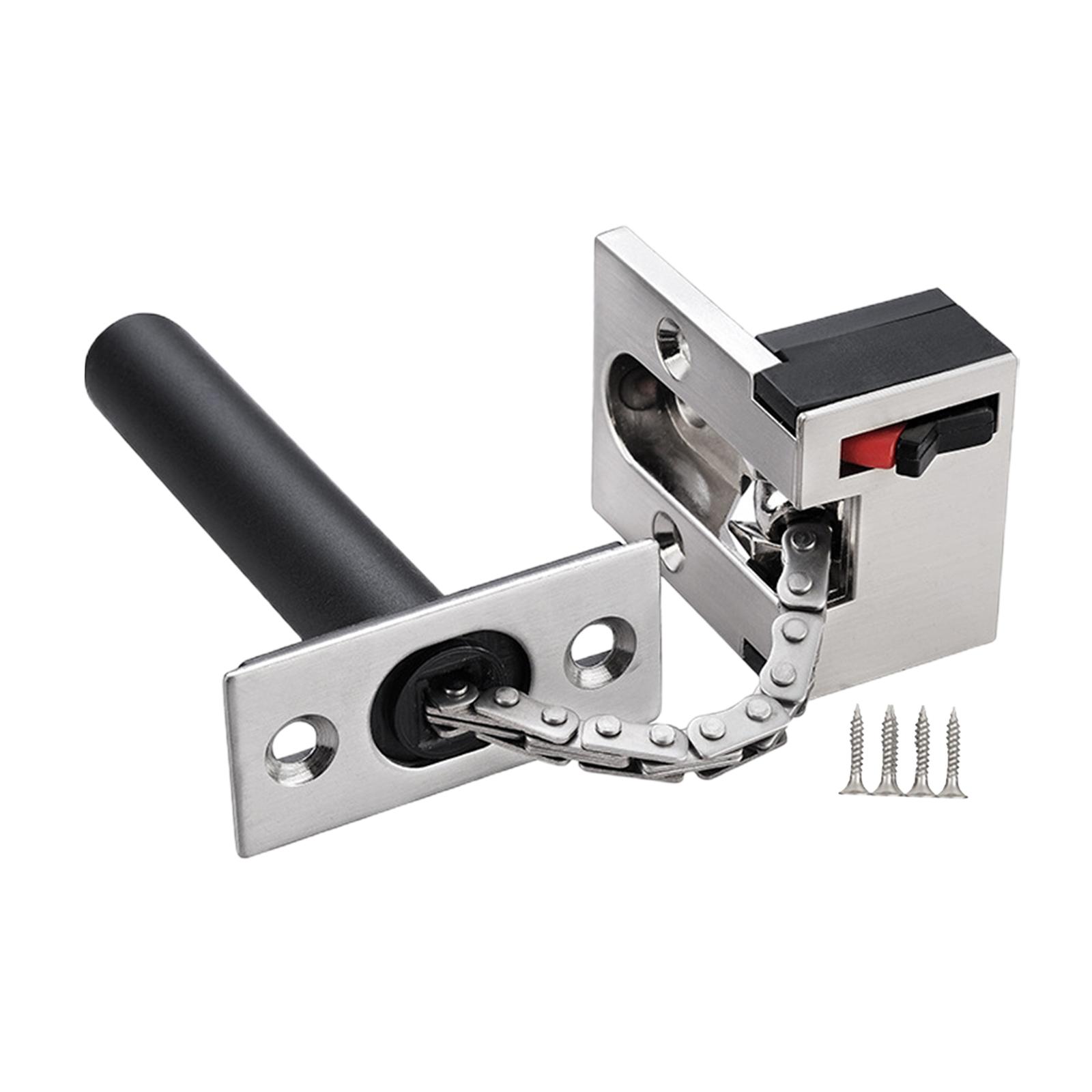 Security Chain Door - กลอนโซ่ประตูอะลูมิเนียมอัลลอยด์ แข็งแรงทนทาน ล็อคประตูเพื่อความปลอดภัยสำหรับบ้าน โรงแรม อพาร์ตเมนต์