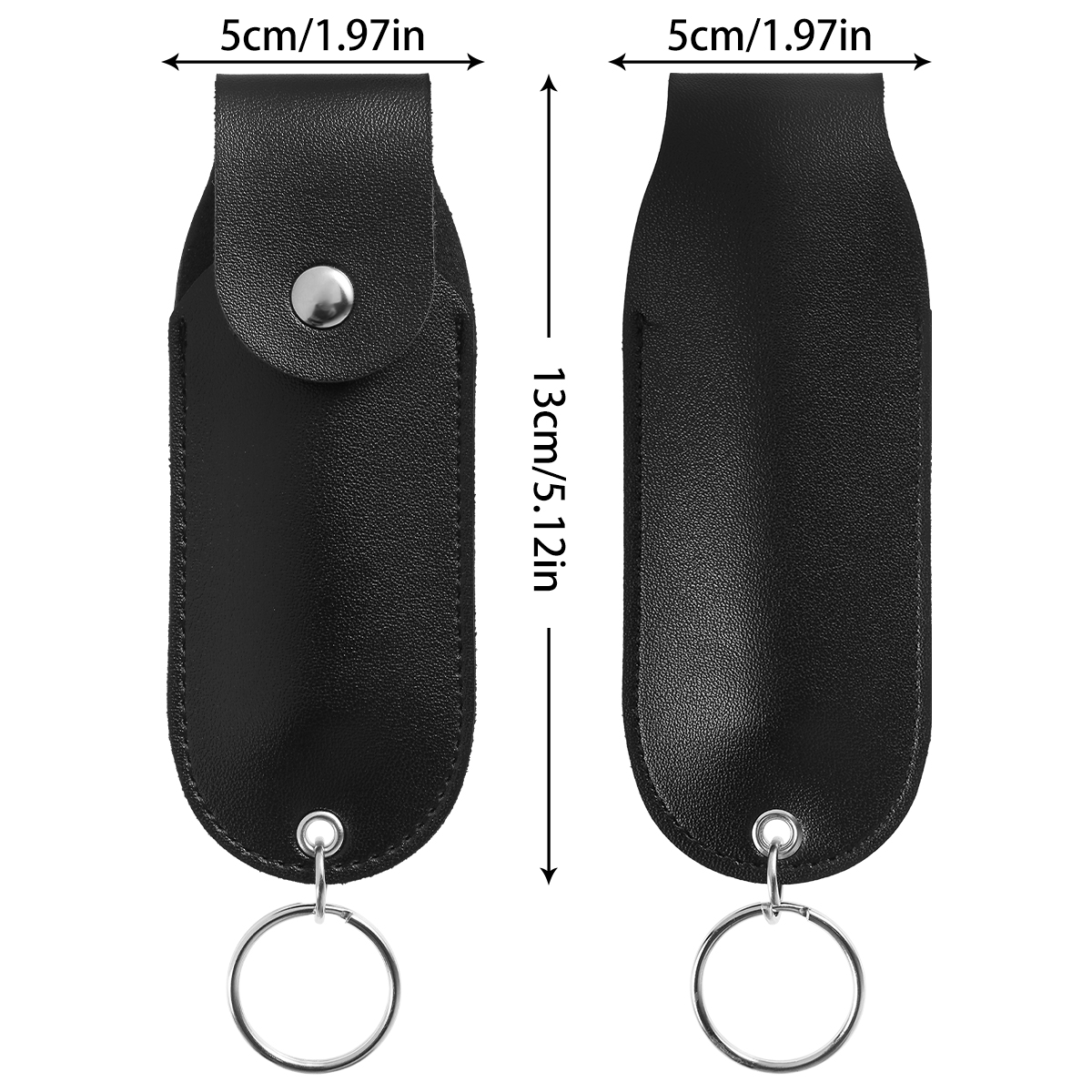 ซอง semprotan merica หนัง PU ส - Personal Alarm Keychain บทวิจารณ์และราคา