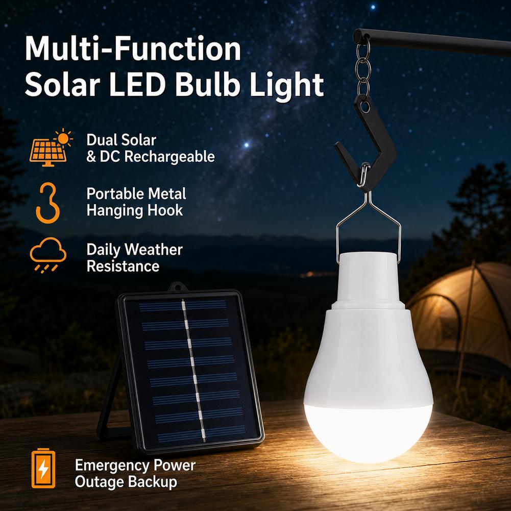 หลอดไฟ LED พลังงานแสงอาทิตย์ ก - Power Outage Light บทวิจารณ์และราคา