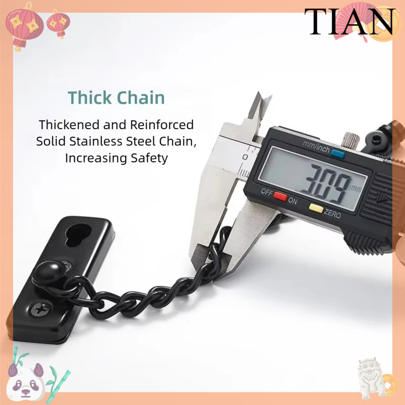 โซ่ล็อคประตูสแตนเลสสำหรับโรงแร - Security Chain Door บทวิจารณ์และราคา