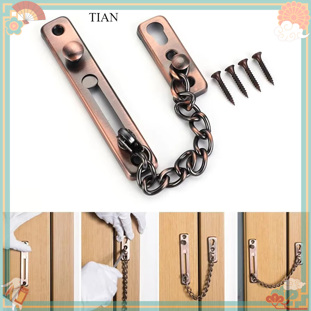 โซ่ล็อคประตูพร้อมกลอนล็อค โซ่ล - Security Chain Door บทวิจารณ์และราคา