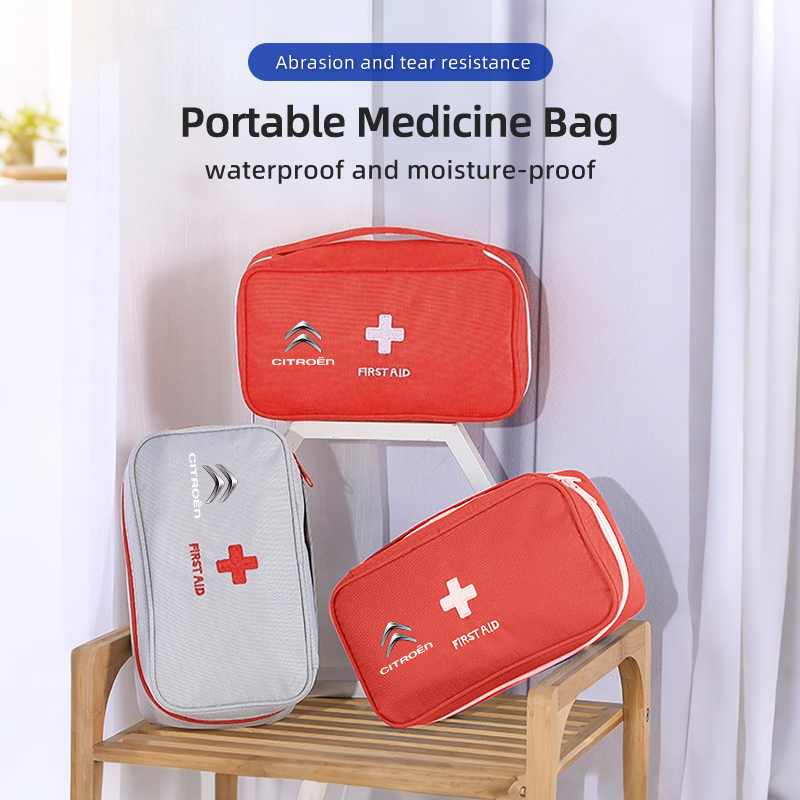 รถแบบพกพาชุดปฐมพยาบาลทางการแพท - First Aid Bag Kit บทวิจารณ์และราคา